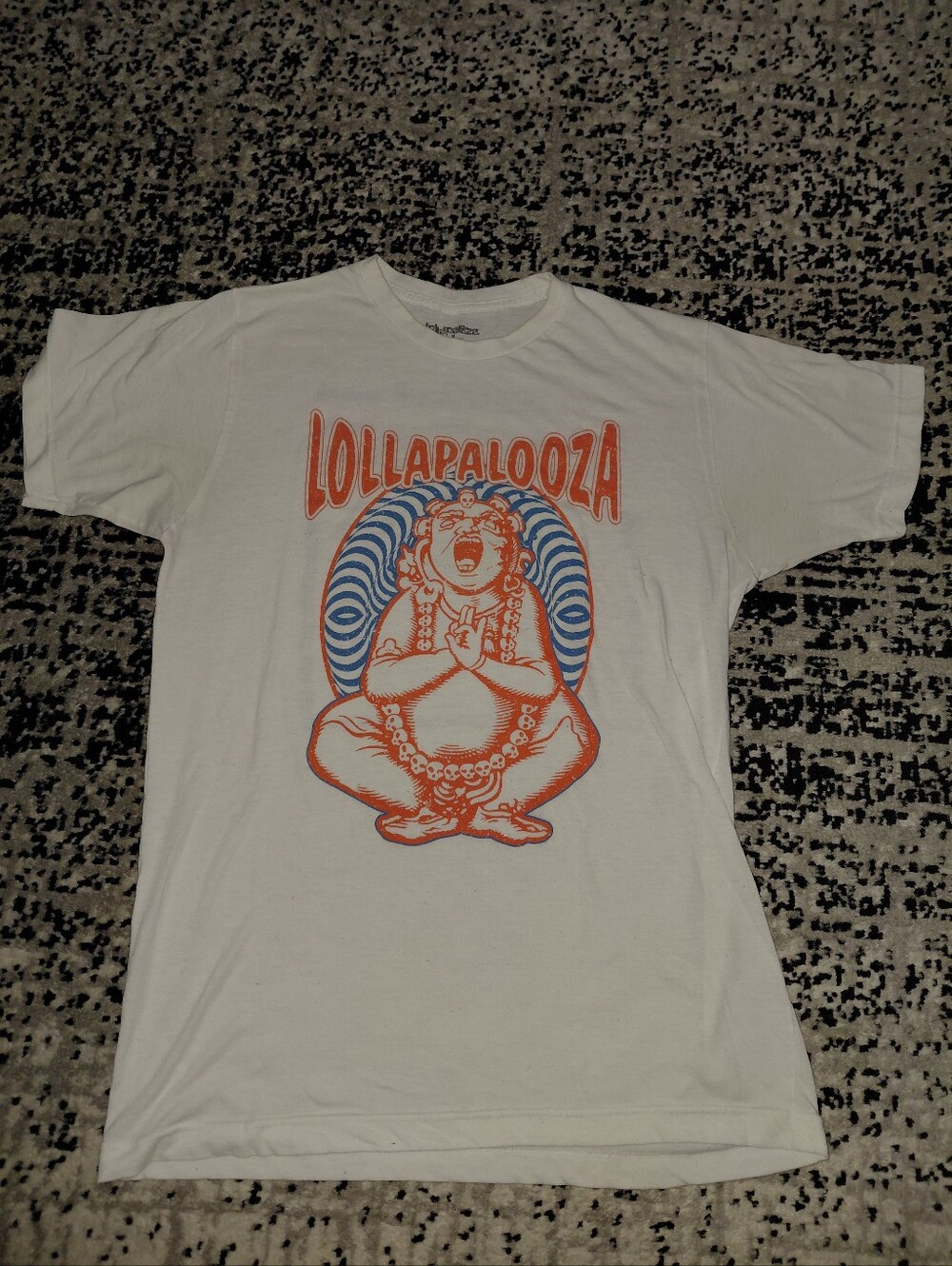 ✨ Excellent GUC ✨Official Lollapalooza 25th Anniversary Buddha Tshirt M! - Picture 4 of 9